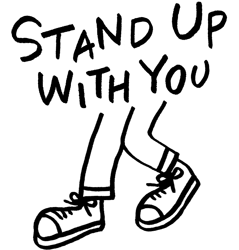 stand up with you