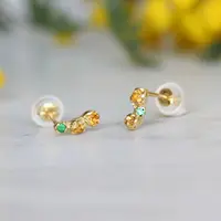 K18 アネモネのピアス | atelier mozu
