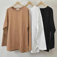 three tuck long sleeve T-shirt 
