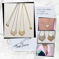 Heart bijoux holiday necklace