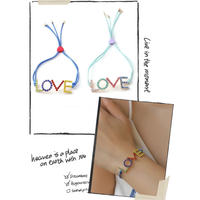 LOVE string bracelet