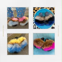 Lux fur slides