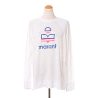 イザベルマラン ISABEL MARANT ロゴ入りロンＴ リネン ホワイト