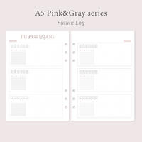 無料dl 枠だけ 装飾自在のカレンダータイプ手帳リフィル バレットジャーナル Coco