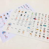 はじめてのアイウエオ表 カタカナ 濁音 半濁音 拗音 Cocomahalo Fabri