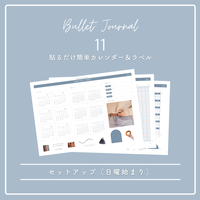 11月 | 日曜始まり | テーマカラー | BUJO