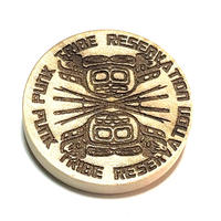 Punk Tribe Reservation "Wood" Pin Badge