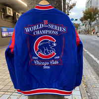 MLB公式 JHデザイン Cubs シカゴ カブス 限定 チャンピオンズ リバーシブル スタジャン