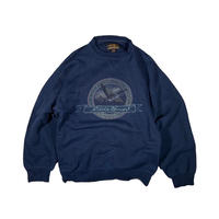 Eddie Bauer crewneck sweat / size M / color:navy