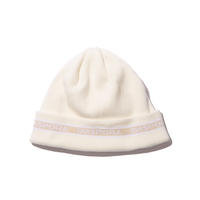 Lined Logo Beanie (Off White)
