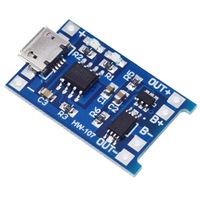 TP4056充電モジュール (Micro-USB-B)