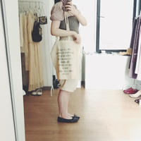 Omas Hande 100% silk skirt | femme robe