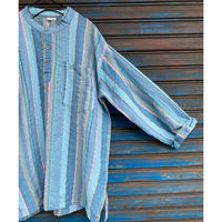 [USED] インド綿  P/O SHIRTS