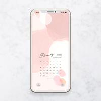 恋愛 金運アップ ラッキーナンバー５２数字 くすみピンク壁紙 おしゃれ待ち受け画面のハナ