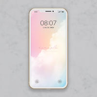 グラデーションピンク Peach スマホ壁紙 Hanapla Hanapla ハナ