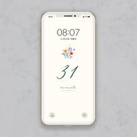 恋愛運アップ ラッキーナンバー２４数字 24 金運 恋愛運 スマホ壁紙 Hanapla