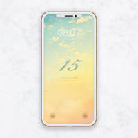 金運アップ ラッキーナンバー３１数字 空グラデーション スマホ壁紙 Hanapla ス