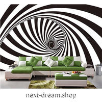 ３d壁紙 53 10 立体扇模様 ストライプ ブルー ブラウン 高級クロス 部屋 リビン