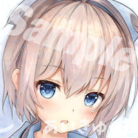 著作権フリー女の子アニメアイコン 可愛い オレンジ髪 ミディアムヘア Twitterなどs