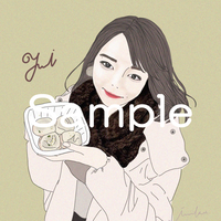 ツーショットイラスト Irukaオリジナルタッチ Festher