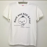 Rock and Roll & You!／ひよこまめTシャツ（ひよこホワイト）