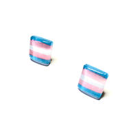 ピアス(トランスフラッグ)  　1個売り