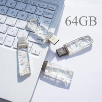 透明USBメモリ「ちりめんパラダイス」(64GB)