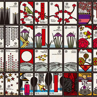 トランプにも花札にも株札にもなるプレイングカード 錦札 56枚入り Nishiki