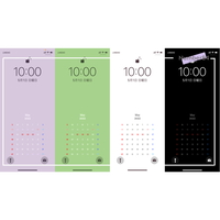 ミニマルな待ち受け ガジェットブロガーが作るiphoneのロック画面に最適なカレンダー付き壁