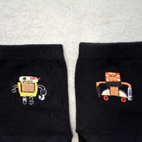 レディース刺繍ソックス（福間 武尊/ロボコンビ）