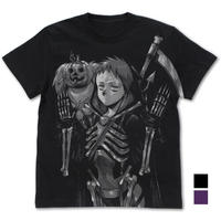 【COSPA】恵比寿＆キクラゲ オールプリントTシャツ [ドロヘドロ（原作版）]　ブラック