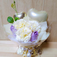 卒業 卒園 成人 お誕生日 開店祝い ご結婚祝い 発表会 等にもスタンディングソープフラワーブーケ