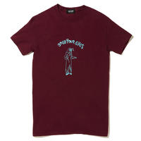 SANTOWN Open Your Eyes S/S Tee - Burgundy