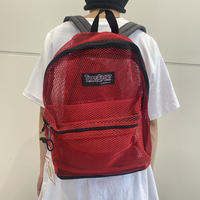 -NEW- design mesh backpack (RED)