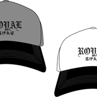 漢字キャップ(白、グレー)