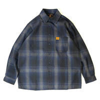 FB County L/S Checker Flanel Shirt - Royal/Black/Grey