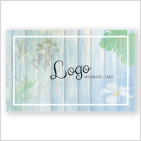 ショップカード バイカラー02 ピンク Top Design Store