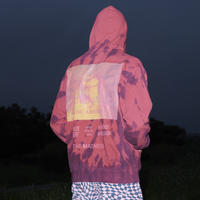 Black Weirdos / Tour Tiedye Hooded Sweatshirt (RED)