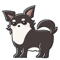 黒い豆柴 かわいい動物のイラストショップspiqa Art