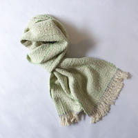 Gara-bou Muffler Stole Kabe 22×190cm (Light green)