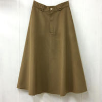 Felted Wool Skirt / Light Brown