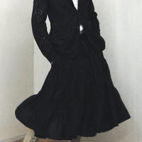 Tiered Skirt / Black