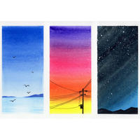 海 色見本 植物のせん