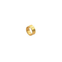 【NAGAE+】《リング》TIN BREATH Ring 10×80 mm Gold plate