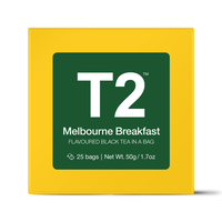 T2 紅茶 Melbourne Breakfast（メルボルン・ブレックファスト）ティーバッグ 25個入り