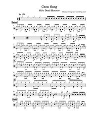 敗北の少年 Gumi ドラム譜面 Drums Score Shop