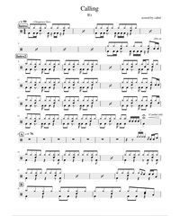 クロックワークラブロマンス 南智花 Cv 石原夏織 ドラム譜面 Drums S