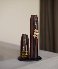cross/triangle peral pierce,earrings