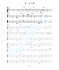 幸せな結末 大瀧詠一 ベース タブ譜 Bass Score