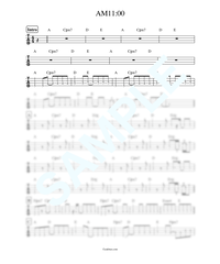 桜花爛漫 Keytalk ベース タブ譜 Bass Score